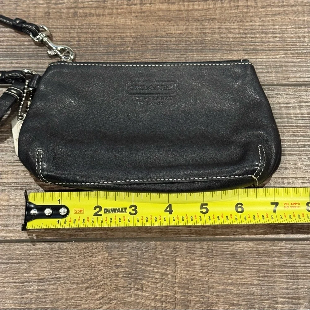 Coach Black Leatherwear Black Wristlet wallet